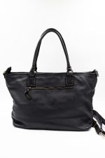 Torba plecione kwadraty szwy – Czarny, Duży