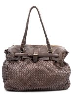 Torba plecionka rączka – Czekolada, Duży