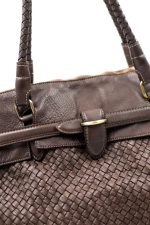 Torba plecionka rączka – Czekolada, Duży