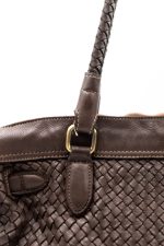 Torba plecionka rączka – Czekolada, Duży