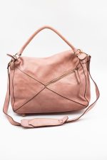 Torba przeszycia mała asymetryczna klapka – Puder, Średni