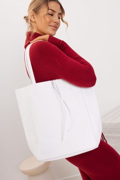 Torba shoperka wiązana – Ecru, UNI