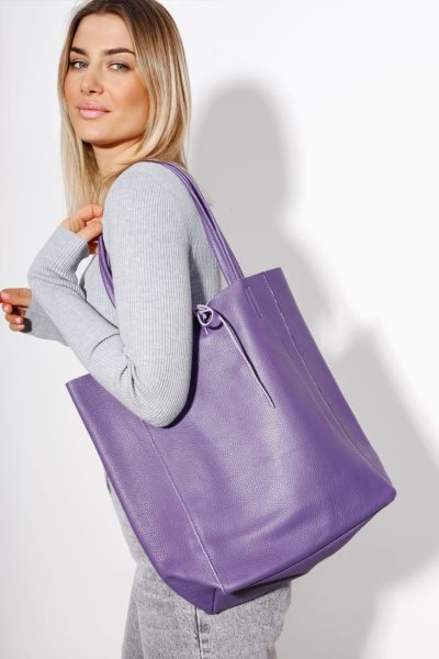 Torba shoperka wiązana – Jagoda, UNI