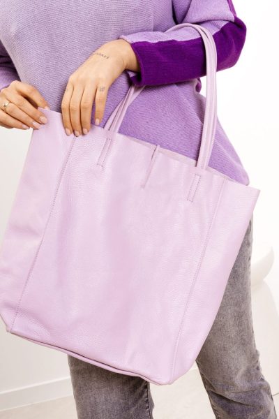 Torba shoperka wiązana – Lila, UNI