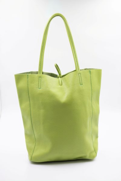 Torba shoperka wiązana – Limonka, Duży