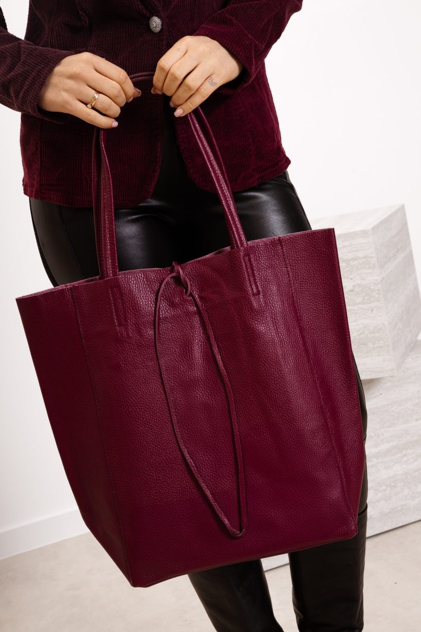 Torba shoperka wiązana – Wino, UNI