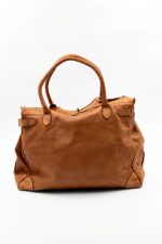 Torba skóra 2 kieszonki – Camelowy, UNI