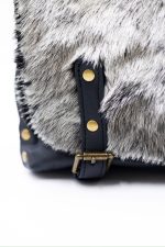 Torba włochata klapka