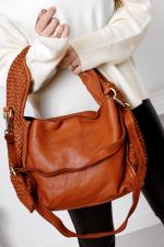 Torebka bok pleciony