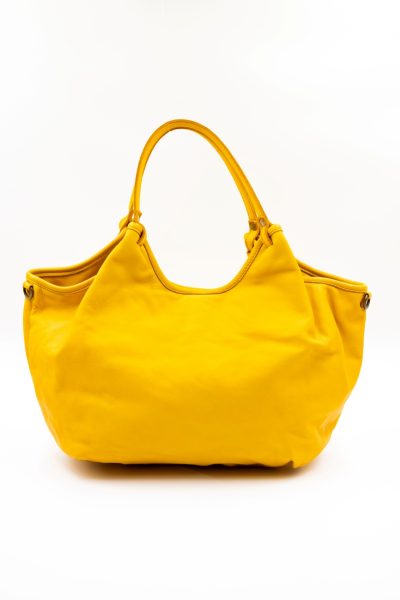 Torebka gładka – Musztarda, Duży