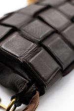 Torebka listonoszka kwadraty – Czekolada, Mały