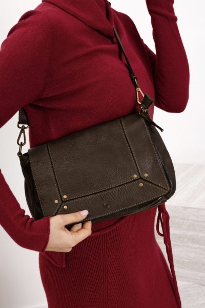 Torebka mała z klapką – Oliwka, UNI