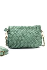 Torebka plecionka z łańcuszkiem – Oliwka, Mały