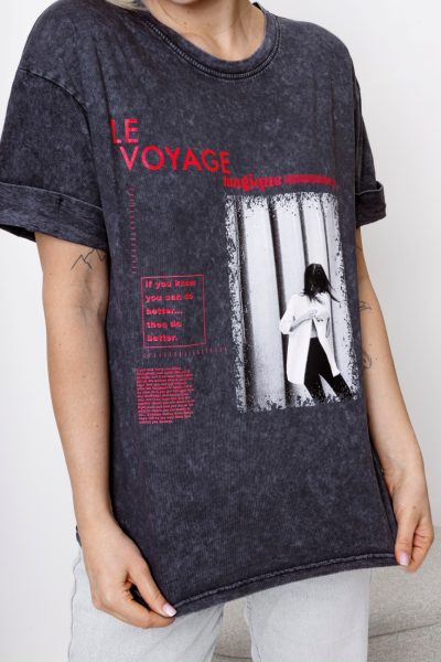 T-shirt dekatyzowany Le Voyage magique