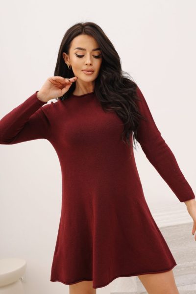 Tunika A dzianina – Wino, UNI