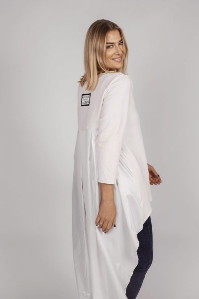Tunika długi tył ortalion – Ecru, UNI