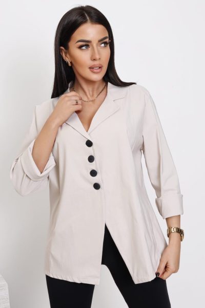 Żakiet punto 4 guziki beż