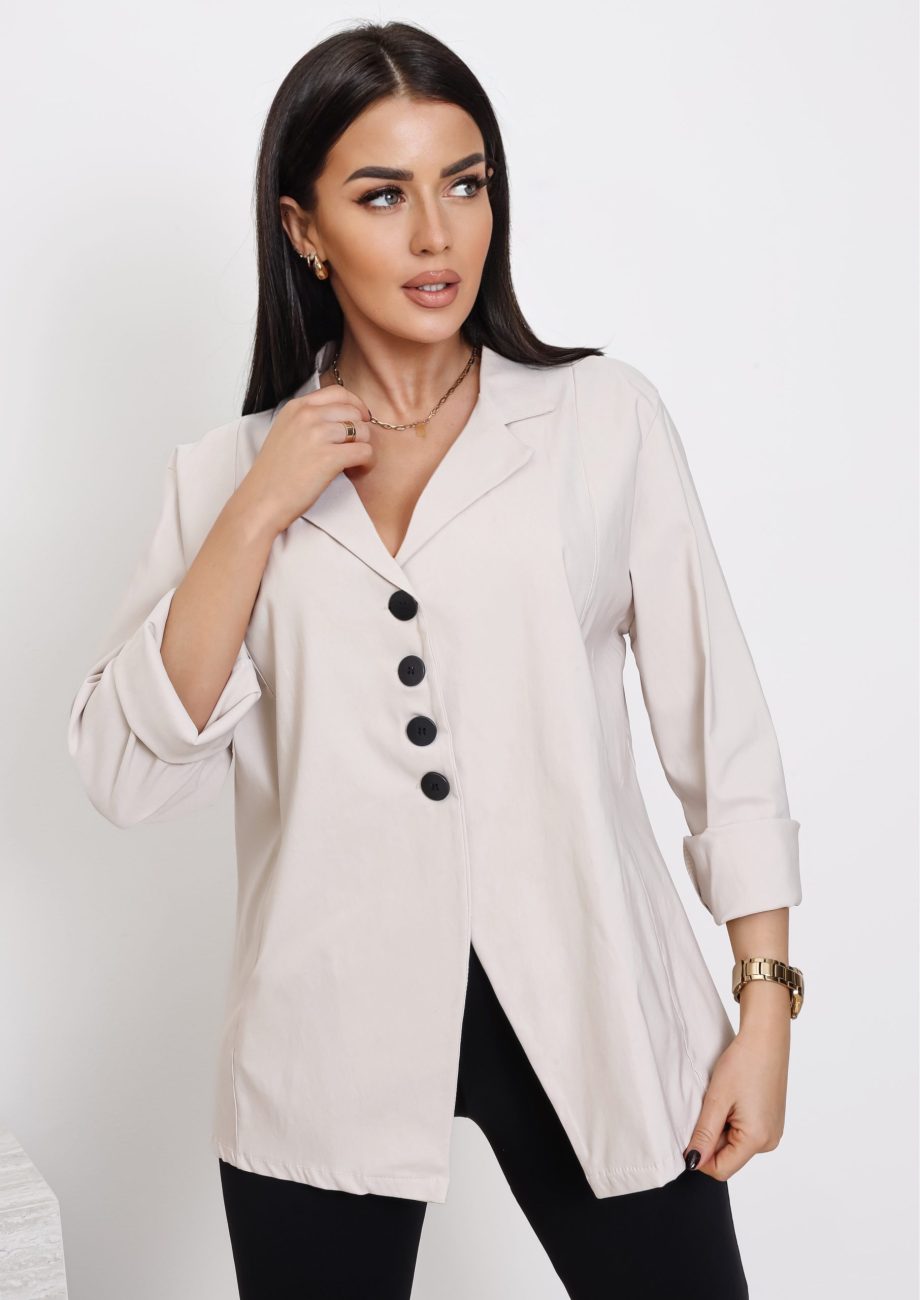 Żakiet punto 4 guziki beż