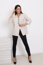 Żakiet punto 4 guziki beż