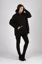 Dres 3cz. kaptur – UNI, Czarny
