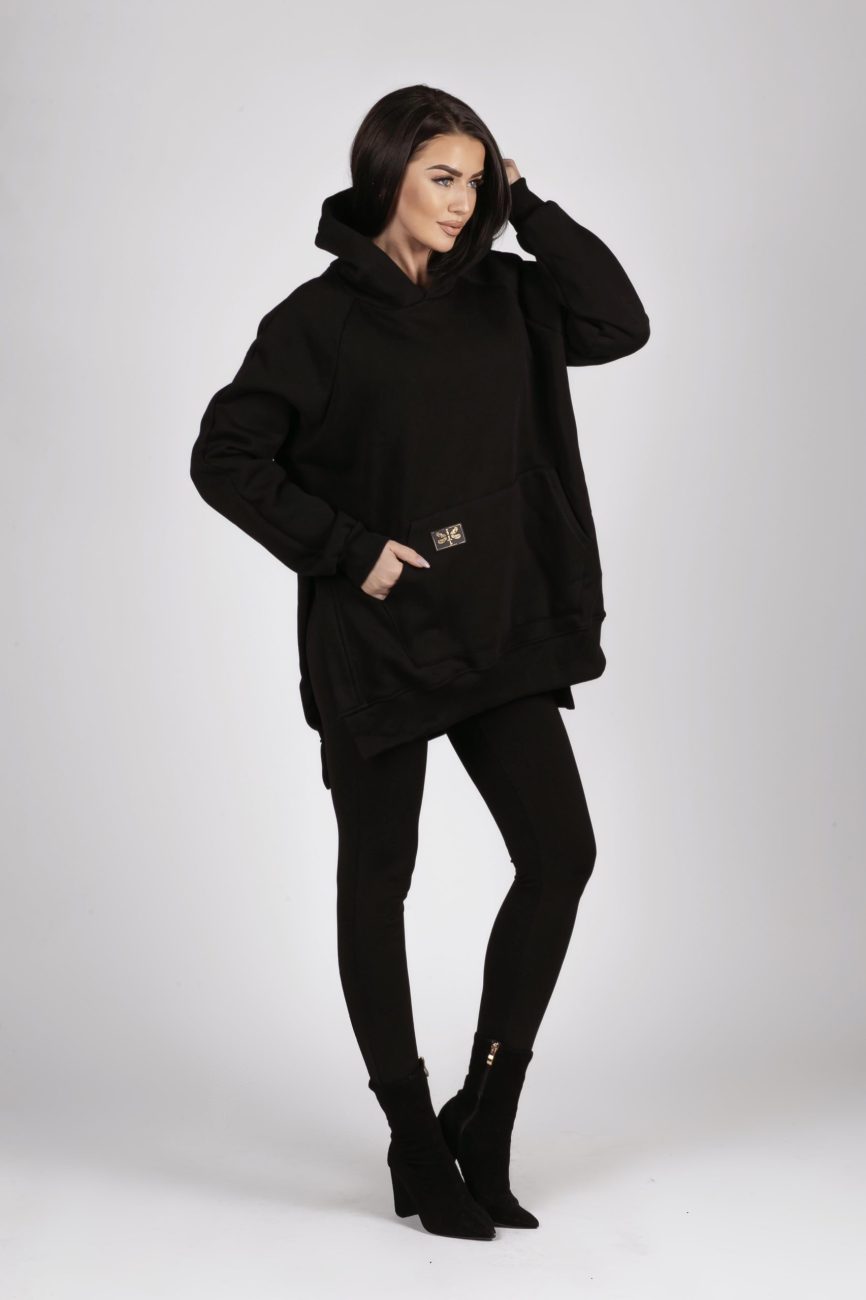Dres 3cz. kaptur – UNI, Czarny