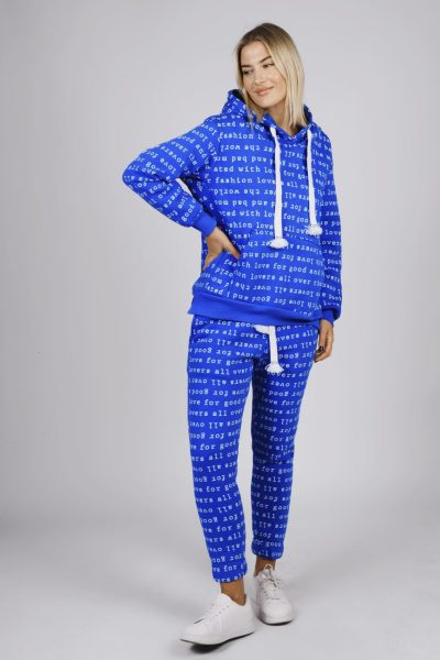 Dres literki – UNI, Niebieski