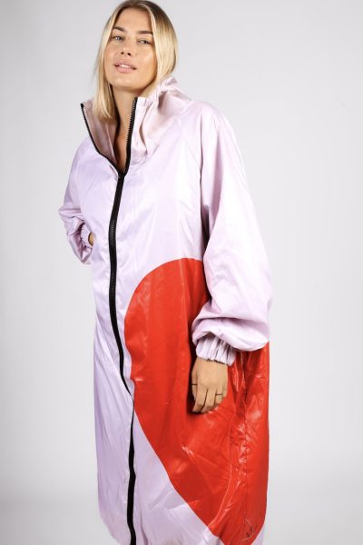 Płaszcz serce – UNI, Puder