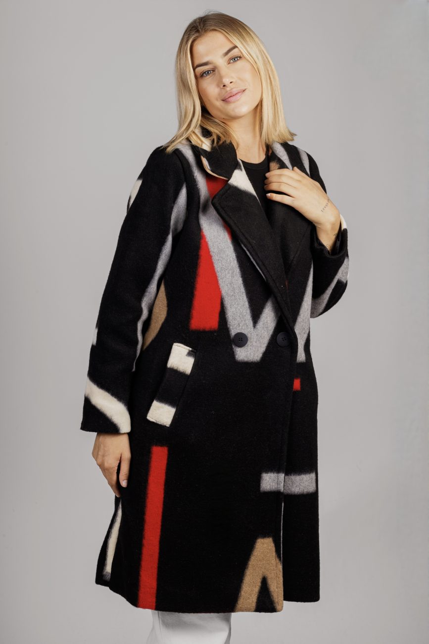 Płaszcz z wełną wzory