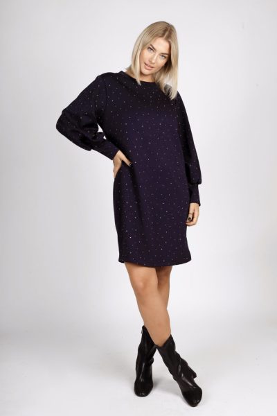 Sukienka kamyczki – UNI, Granat