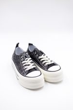 Buty tenisówki diamenciki – Grafit, 41