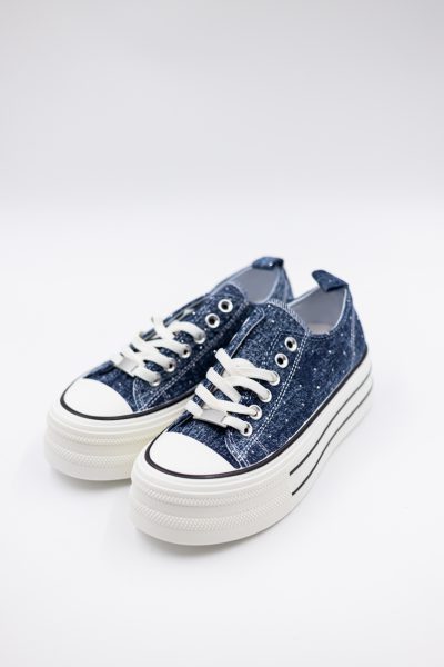 Buty tenisówki diamenciki – Granat, 36