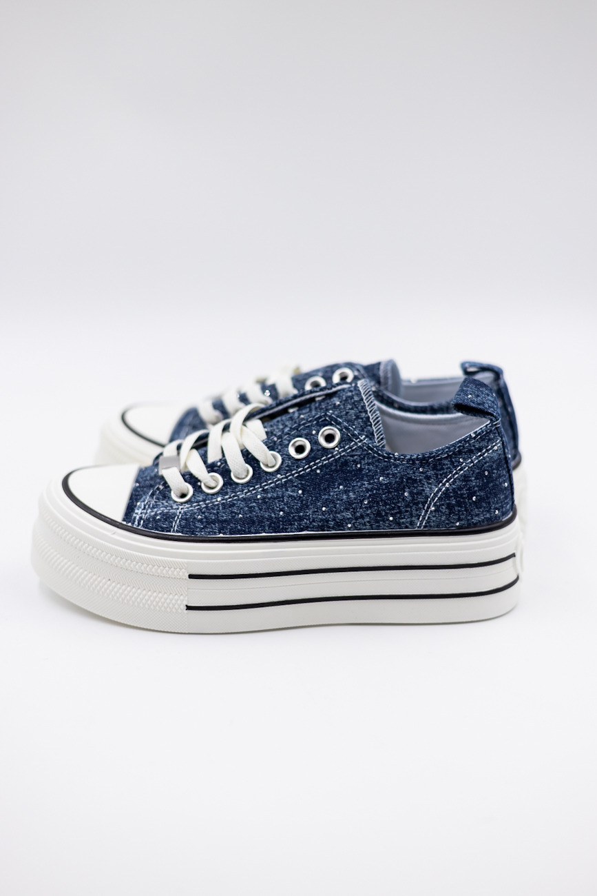 Buty tenisówki diamenciki – Granat, 36