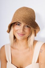 Kapelusz milano mały – Camelowy