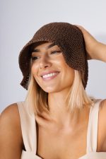Kapelusz milano mały – Czekolada
