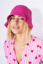 Kapelusz milano mały – Fuksja
