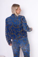 Katana jeans ornamenty – Beż, M