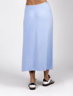 Spódnica dzianinowa długa – UNI, Błękit