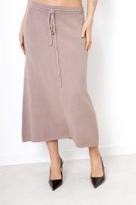 Spódnica dzianinowa długa – UNI, Fango