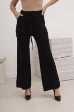 Spodnie dzianina – Czarny, UNI