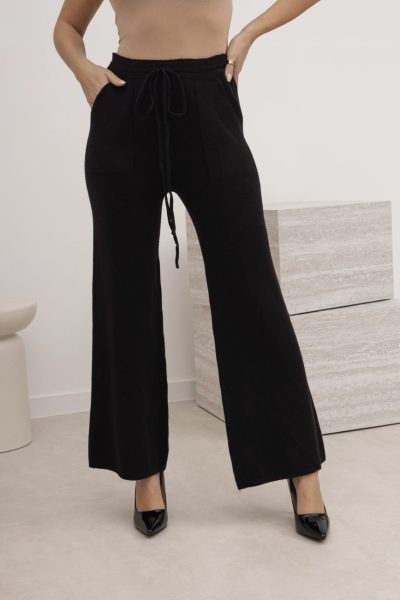 Spodnie dzianina – Czarny, UNI