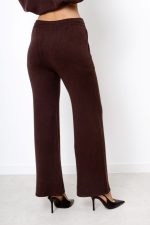 Spodnie dzianina – Czekolada, UNI