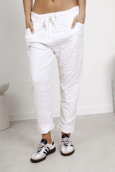 Spodnie gnieciuchy małe – Biały, UNI