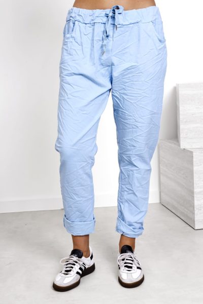 Spodnie gnieciuchy małe – Błękit, UNI