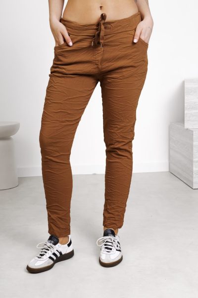 Spodnie gnieciuchy małe – Camelowy, UNI