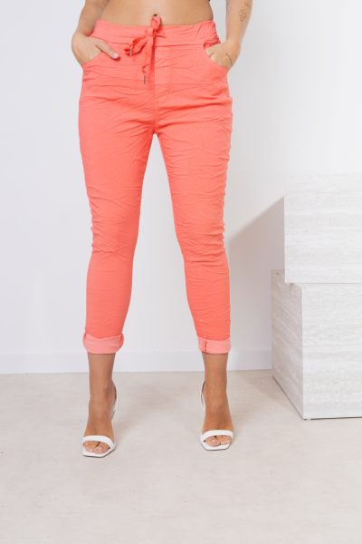 Spodnie gnieciuchy małe – Koral, UNI