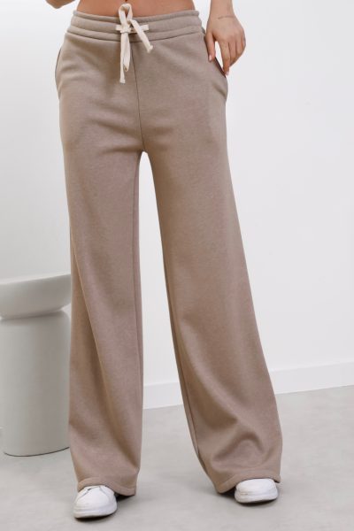 Spodnie szeroka nogawka na polarze – Fango, UNI