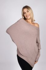 Sweter dzianina asymetryczny – Fango, UNI