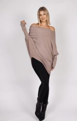 Sweter dzianina asymetryczny – Fango, UNI