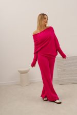 Sweter krzywy – Fuksja, UNI