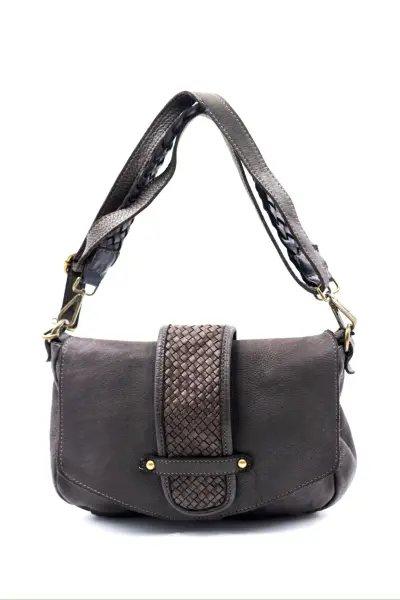 Torebka język pleciony – Czekolada, Średni